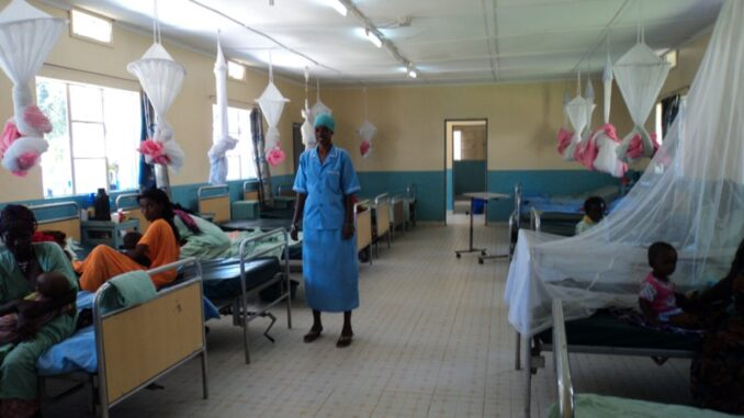 Reparto di un ospedale in Kenya
